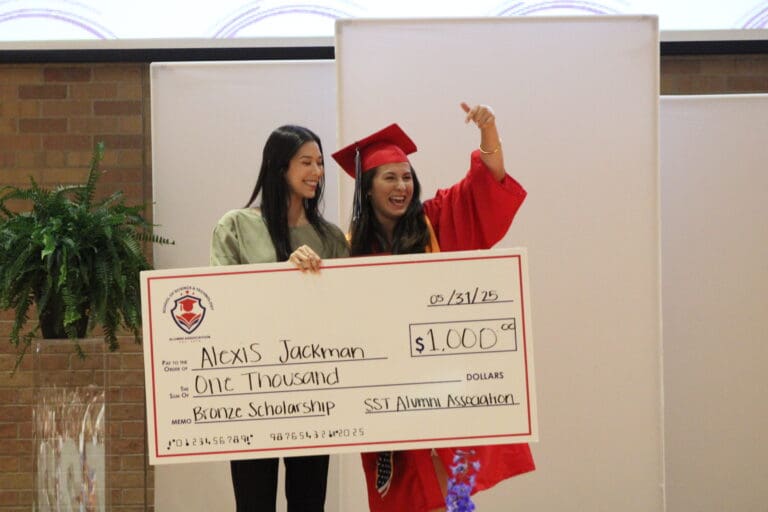 sst alumni receives scholarship